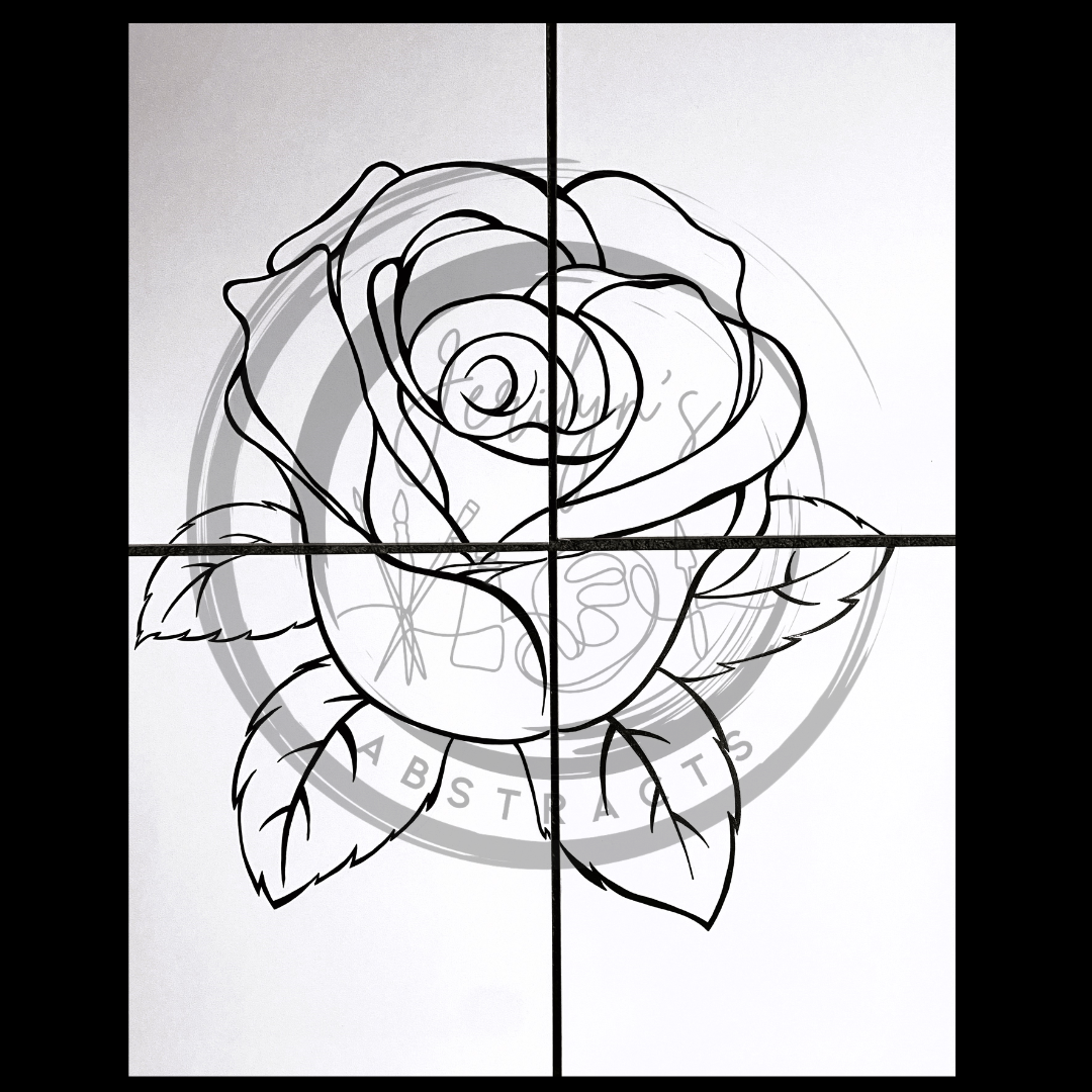 Black and White flower