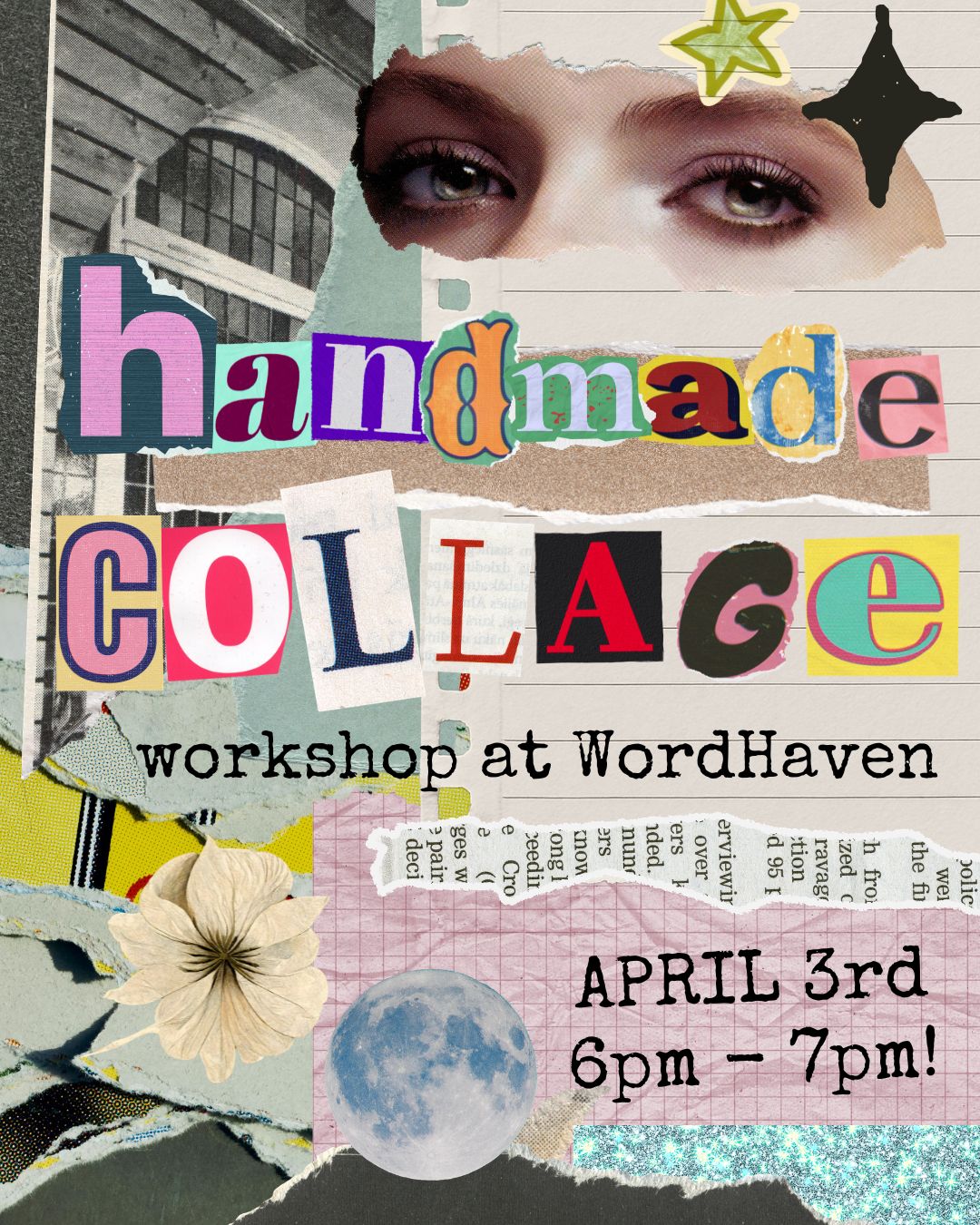 4/3/26: Handmade Collage Workshop with Amy E. Casey