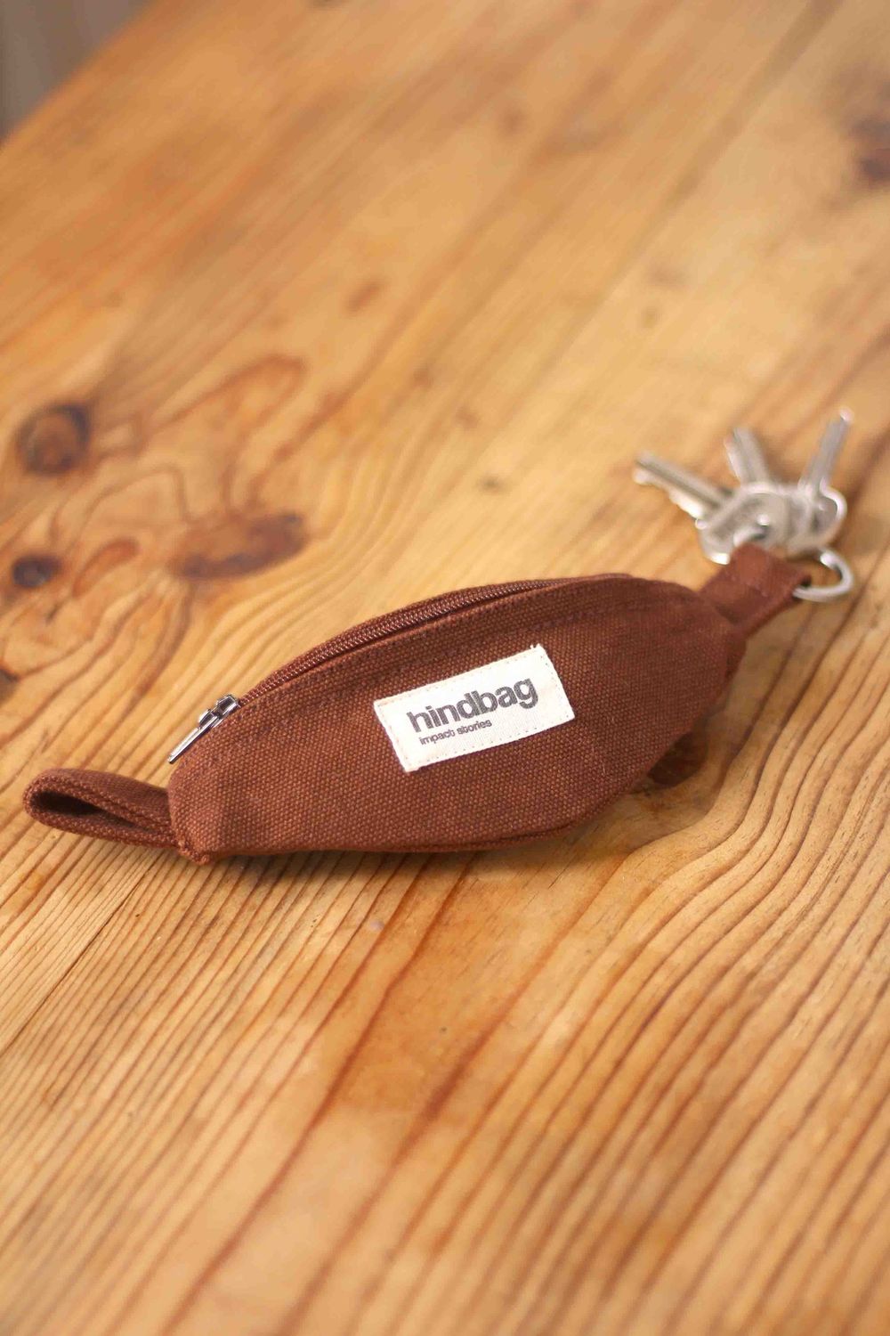 Porte-clés Banane &quot;Côme&quot;, Couleur: Chocolat