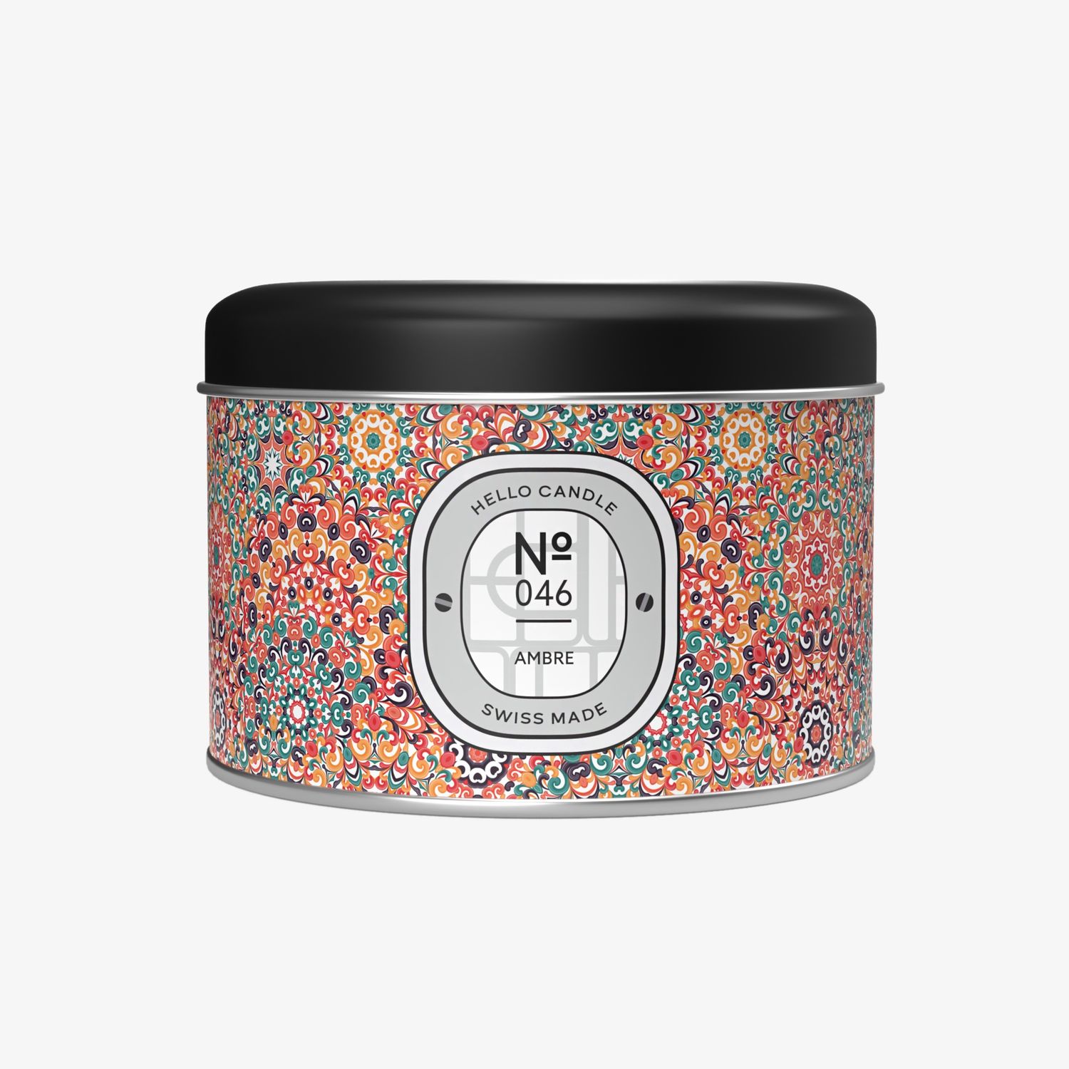 Bougie Hello Candle  &quot;Ambre&quot;, Taille: 180ml