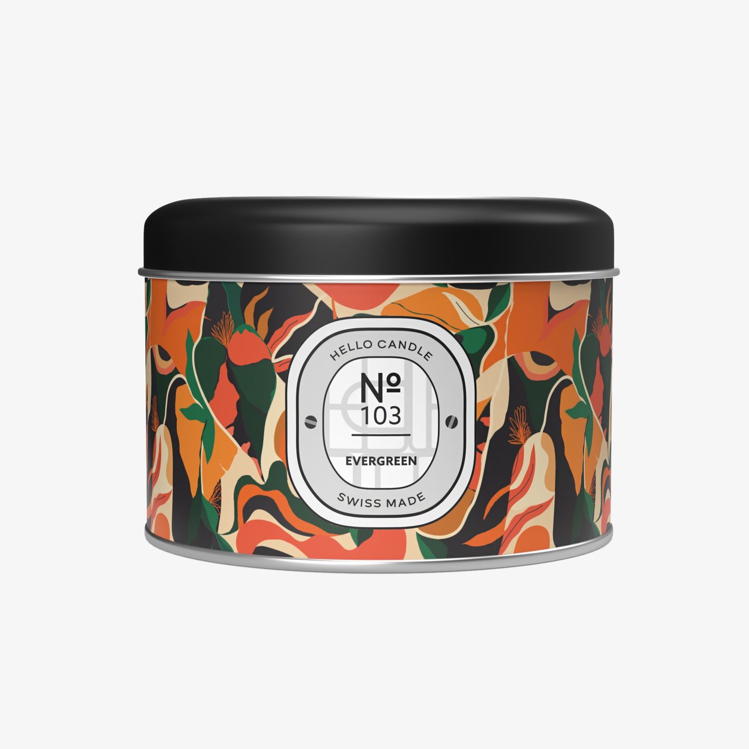 Bougie Hello Candle &quot;Evergreen&quot;, Taille: 180ml