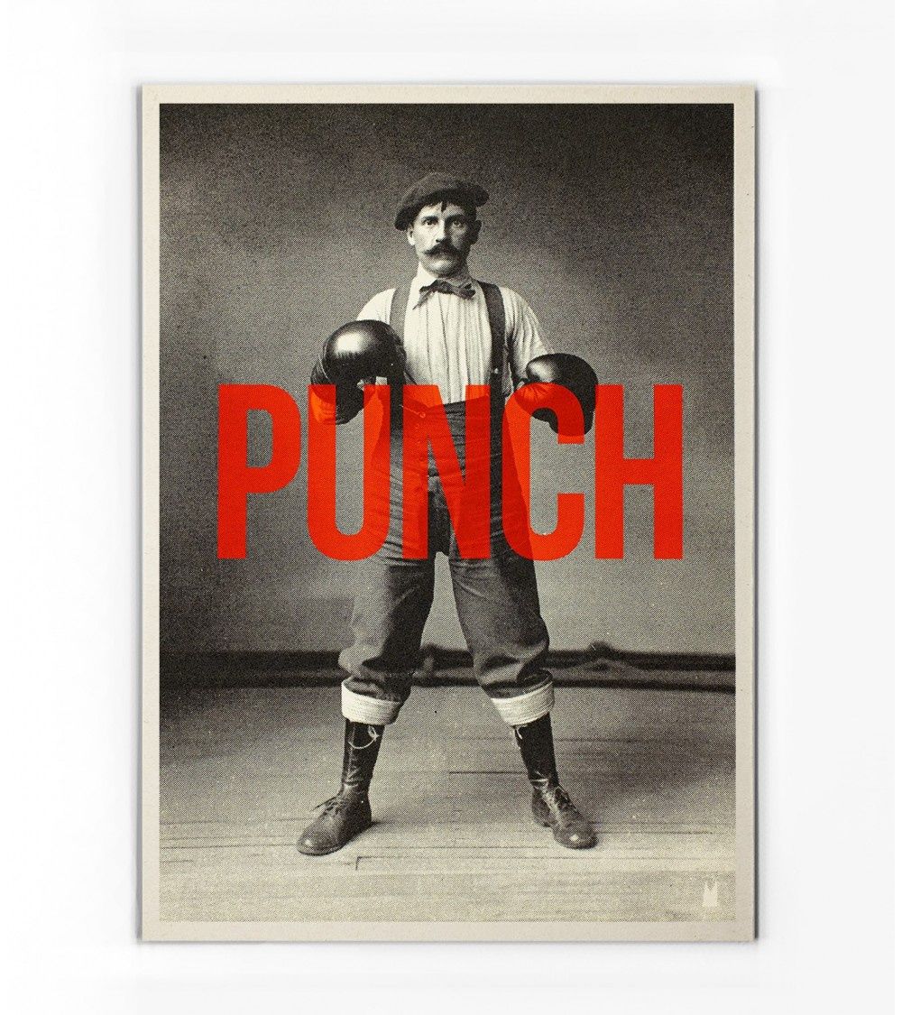 Carte &quot;Punch&quot;, Taille: M(15x21cm)