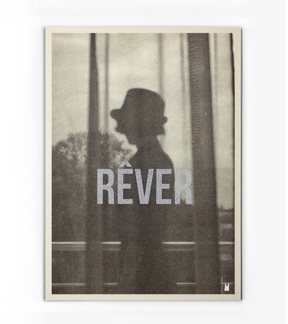 Carte &quot;Rêver&quot;, Taille: M(15x21cm)
