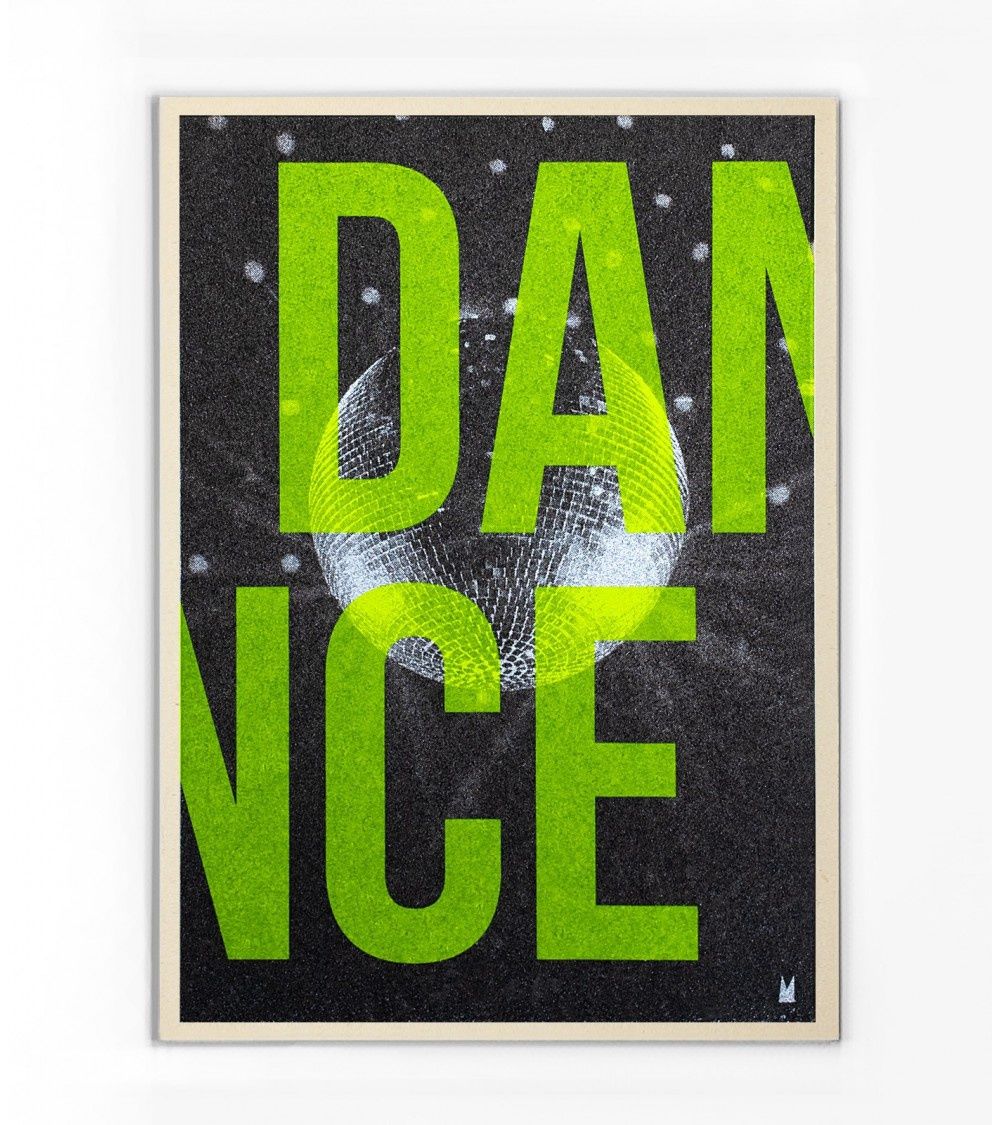 Carte &quot;Dance&quot;, Taille: M(15x21cm)