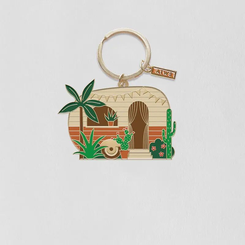 Porte-Clés All The Ways to Say, Motif: Caravane