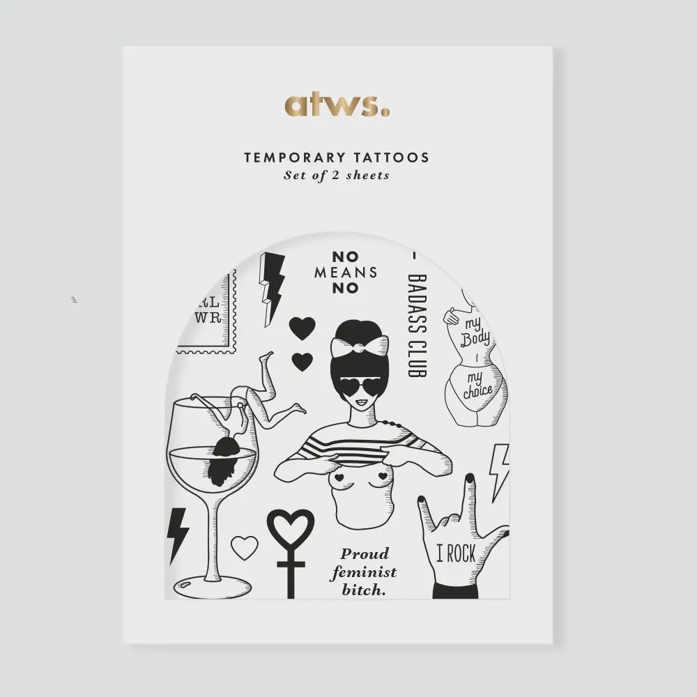 Set Tatouages, Motif: Girl Power