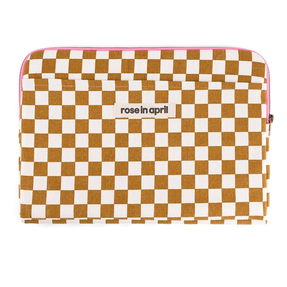 Housse d&#39;ordinateur 13X14&quot; - Octave, Couleur: Damier Caramel