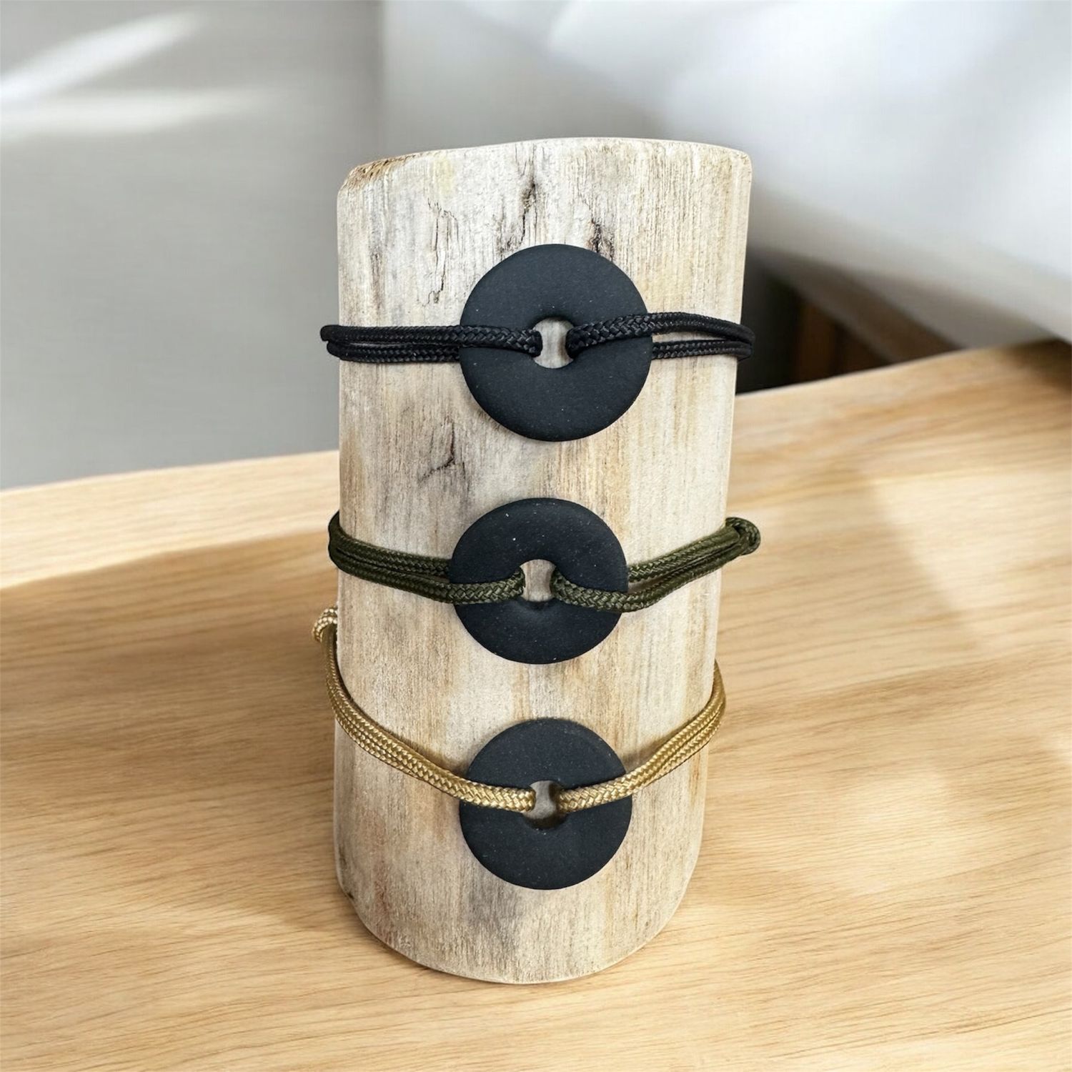 Bracelet cordage sport &amp; Loya, Couleur: Noir