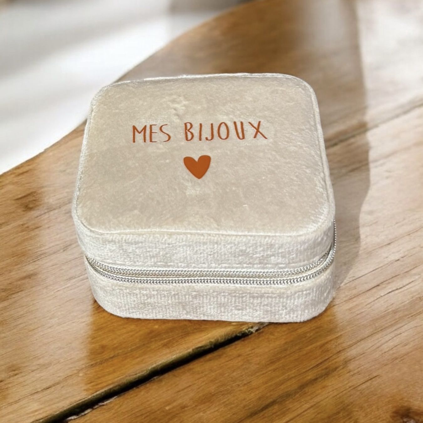 Boîte à bijoux, Couleur: Crème