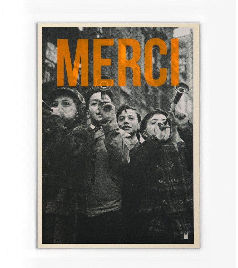 Carte &quot;Merci&quot;