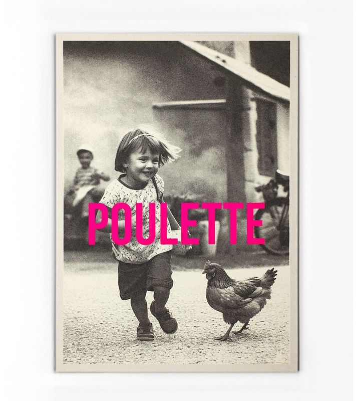 Carte &quot;Poulette&quot;