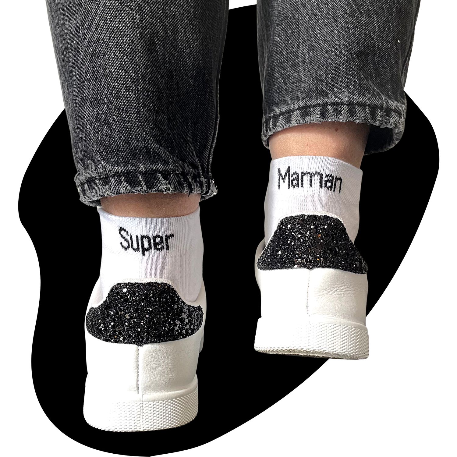 Chaussettes - Super Maman  - 36/40