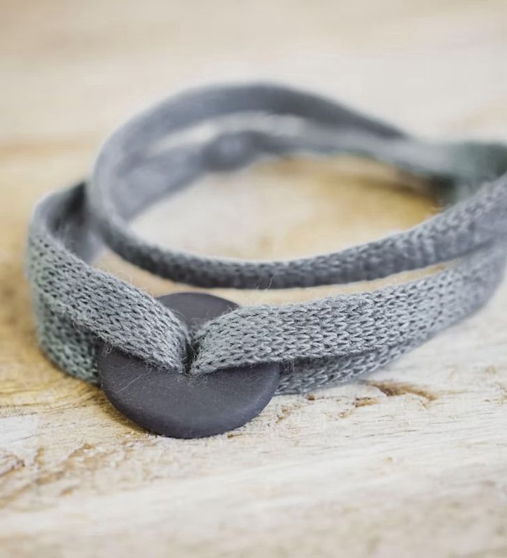Bracelet coton recyclé &amp; Loya