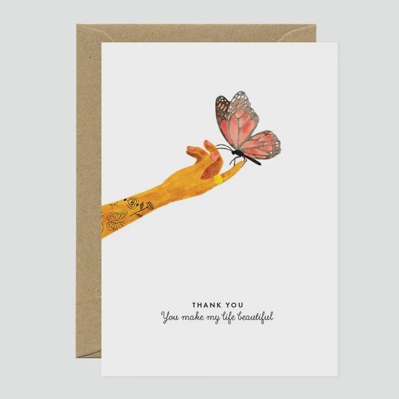 Carte &quot;Thank You-  You Make My Life Beautiful&quot;