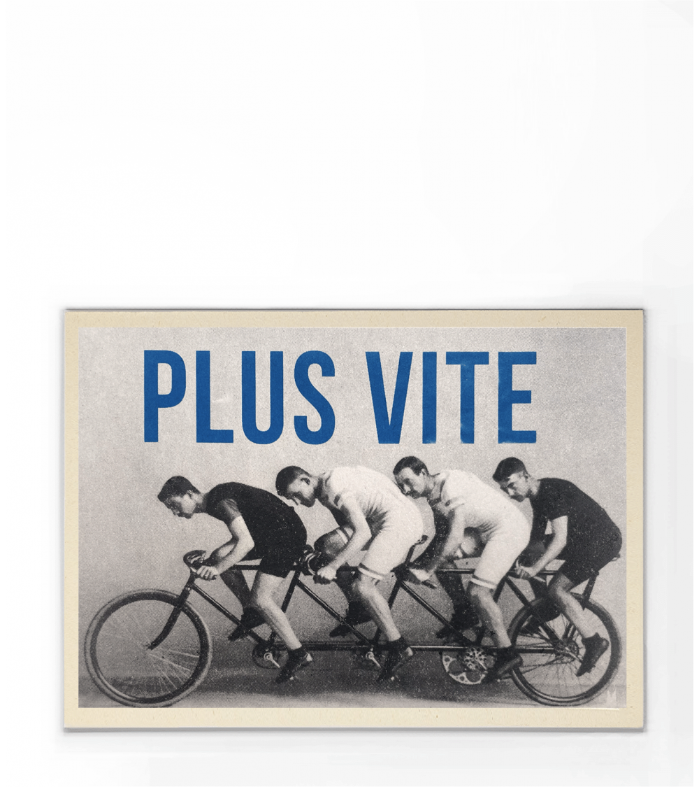 Carte &quot;Plus Vite&quot;