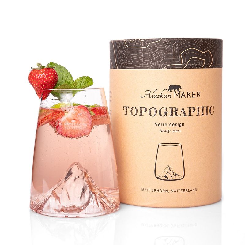 Verre à Long Drink Topographic