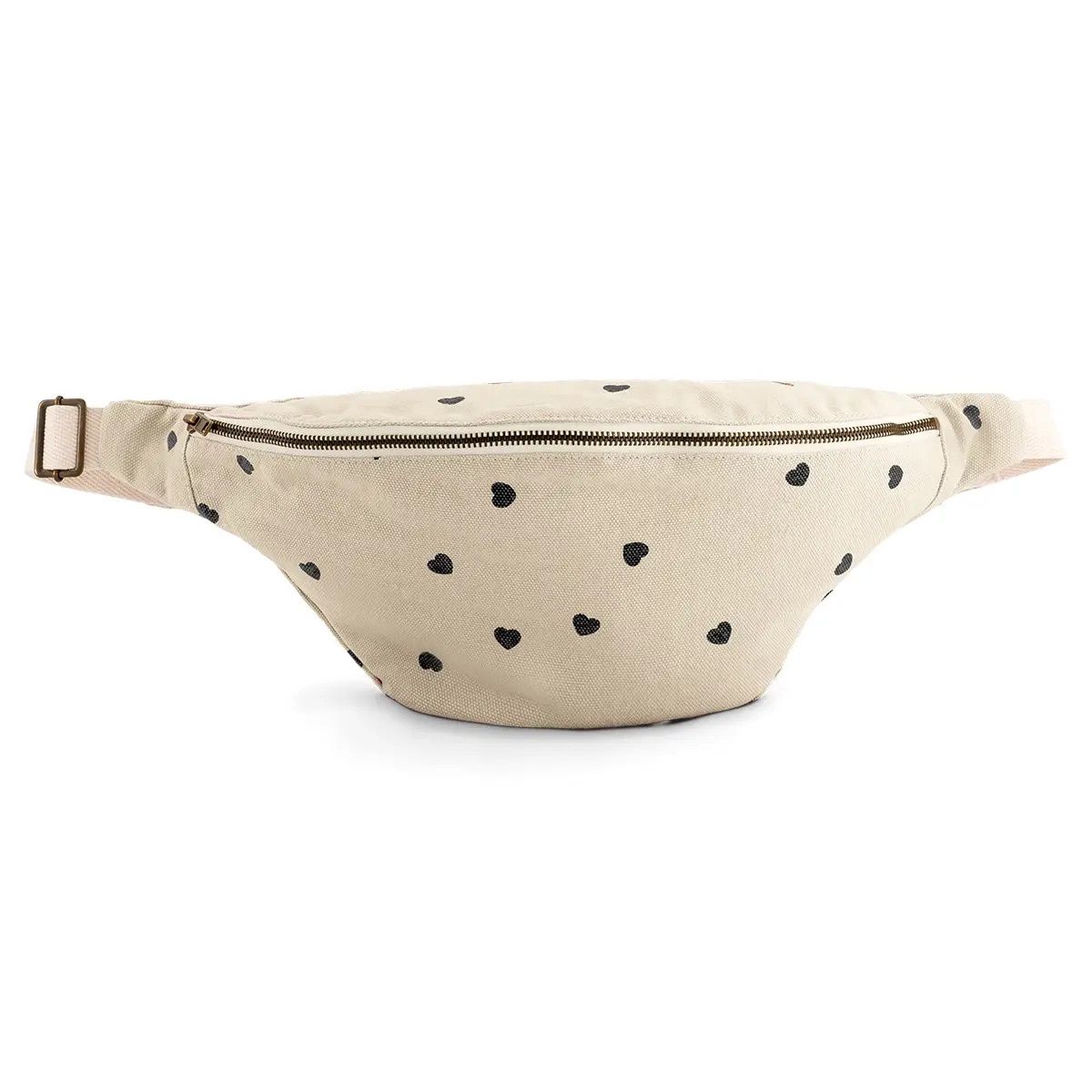 Sac Banane Coeur, Couleur: Ecru