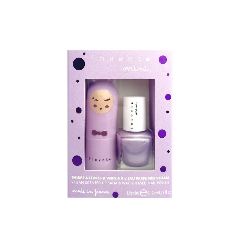 Duo baume &amp; Vernis kids - Mauve