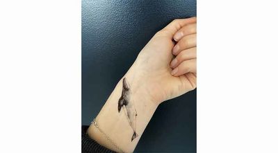 Tatouage Ephémère - Baleine