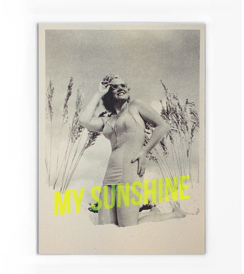 Carte &quot;My Sunshine&quot;, Taille: M(15x21cm)