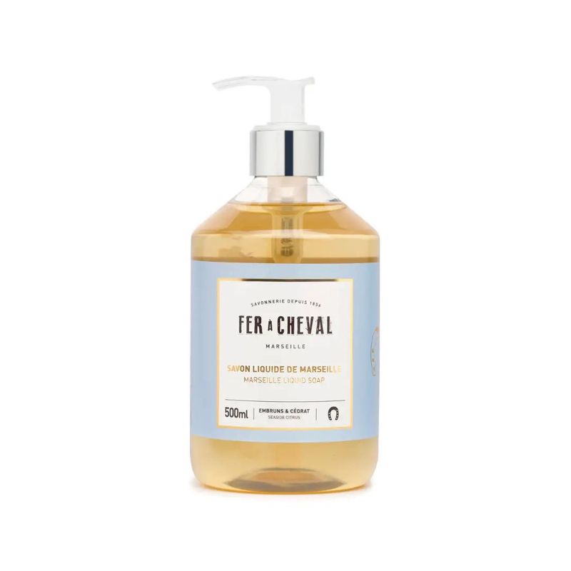 Savon Liquide de Marseille – Embruns &amp; Cédrat (500 ml)