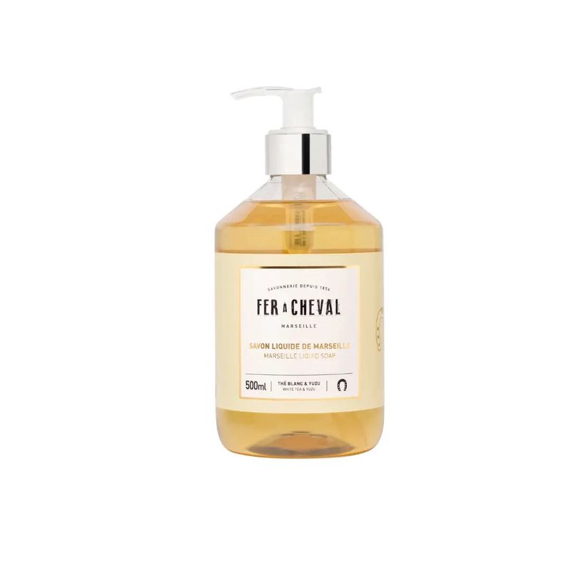 Savon Liquide de Marseille – Thé Blanc &amp; Yuzu (500 ml)