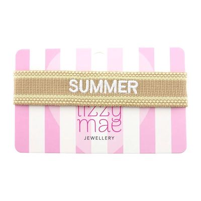 Bracelet tissé Beige - Summer