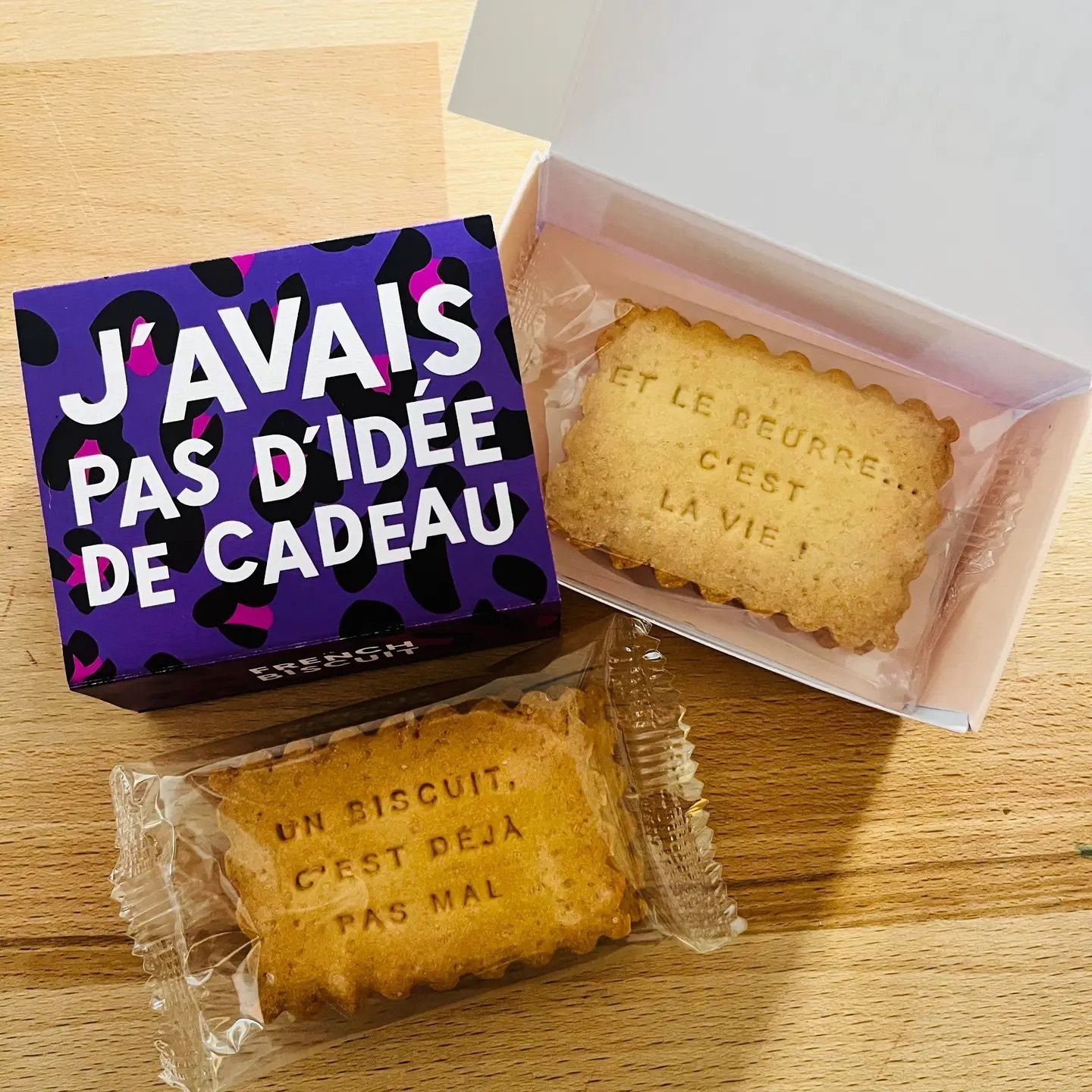 Biscuits à Messages - J&#39;avais pas d&#39;Idée de Cadeau