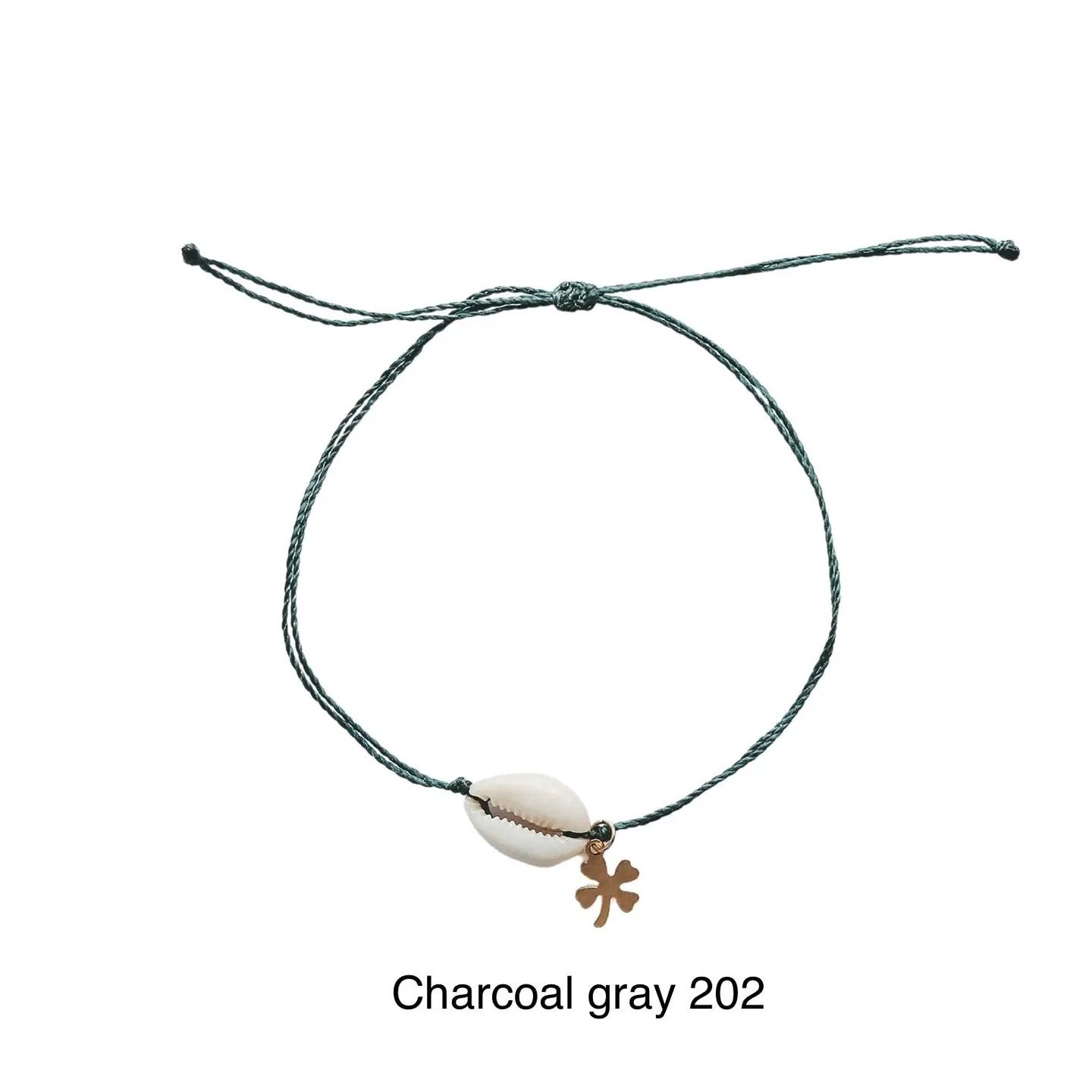 Bracelet de Cheville Saba, Couleur: Gris anthracite