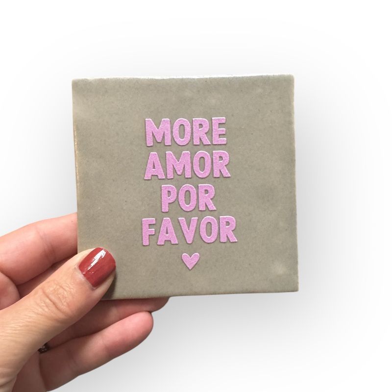 Carreau Décoratif - More Amor Por Favor