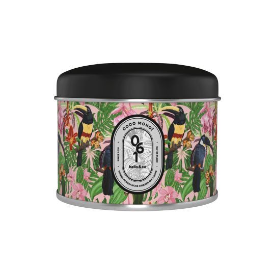 Bougie Hello Candle &quot;Coco Monoï&quot;, Taille: 180ml