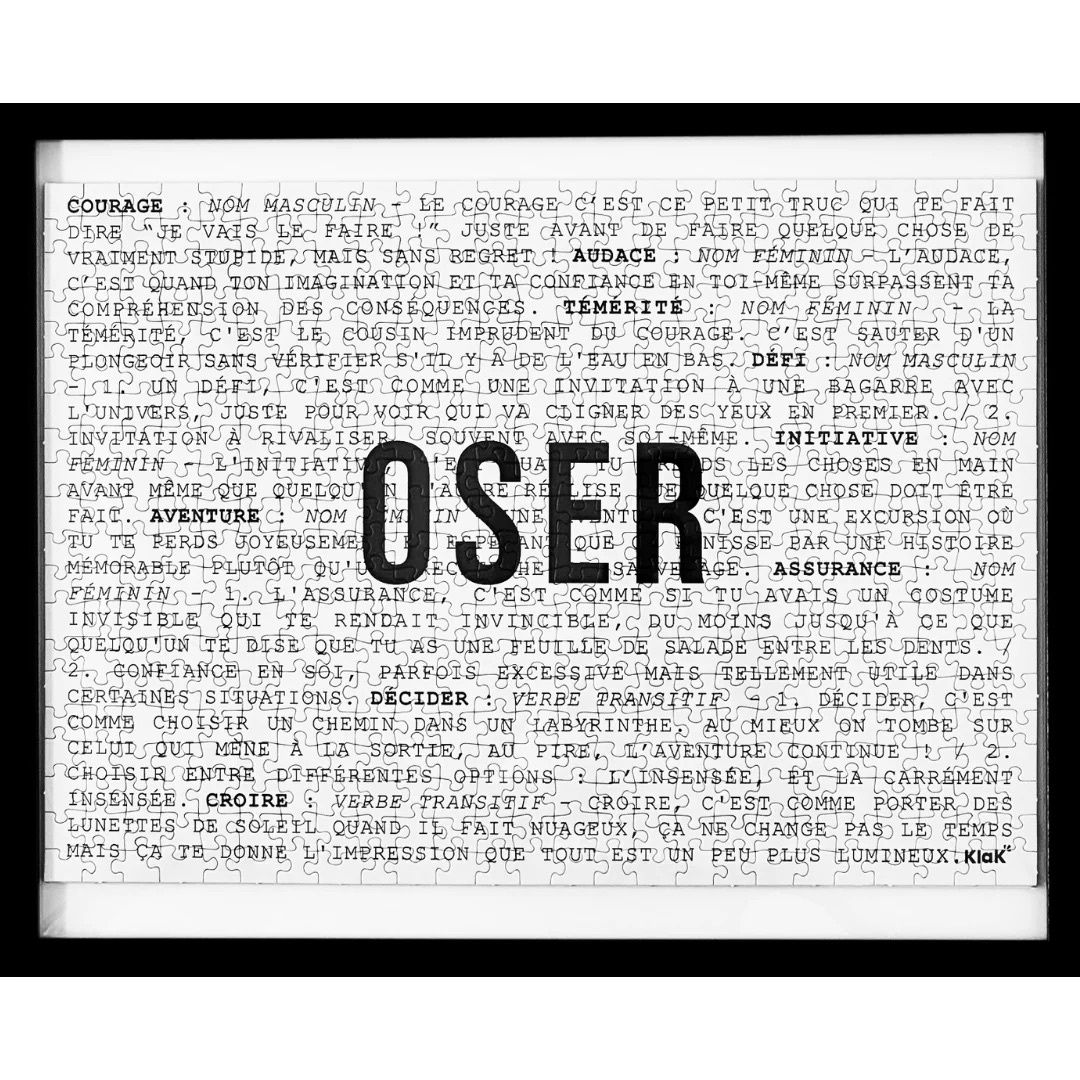 Puzzle &quot;Oser&quot; - 500 pièces