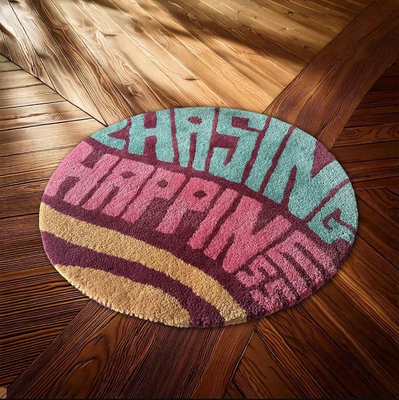 Tapis &quot;Chasing Happiness&quot;