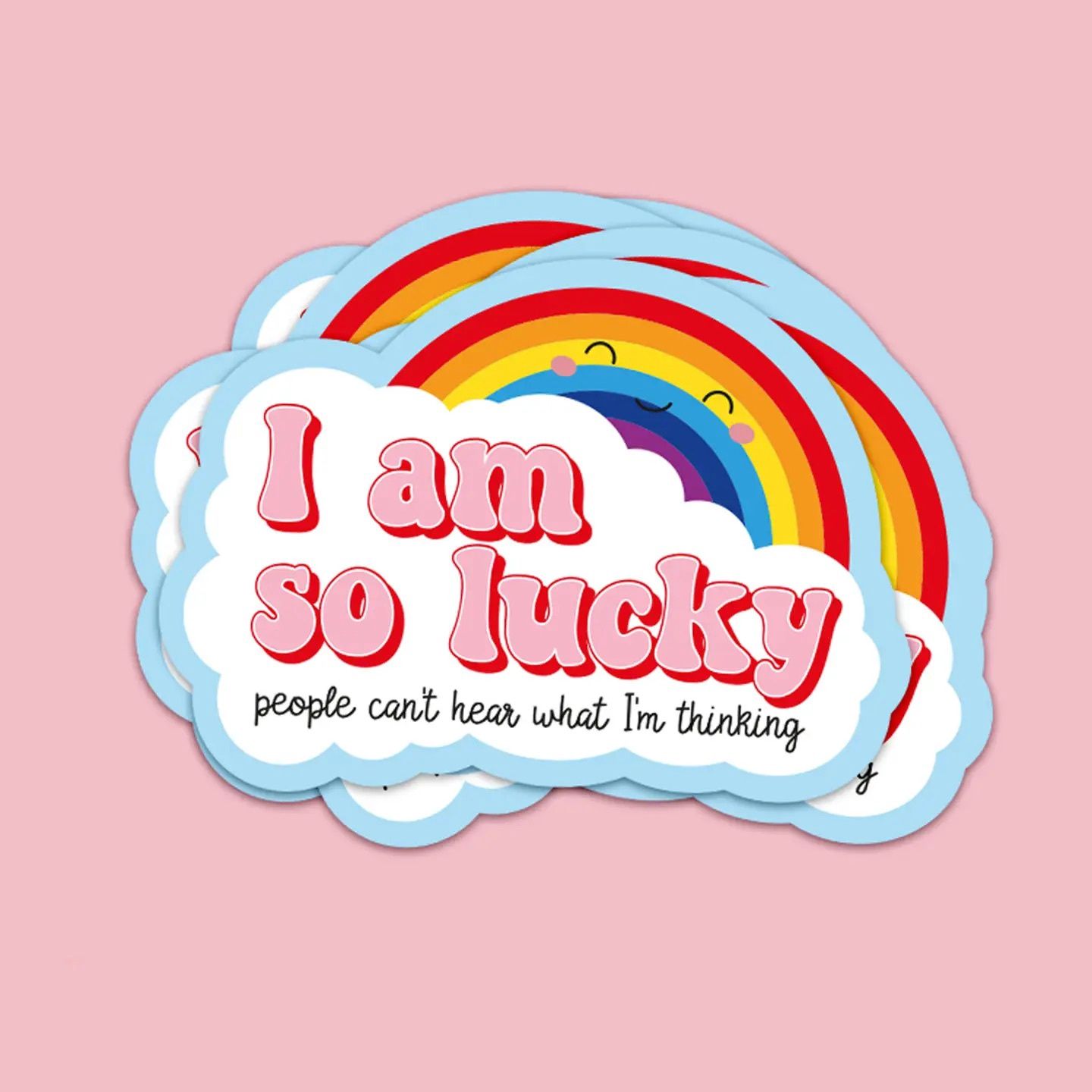 Stickers, Motif: I&#39;m so lucky