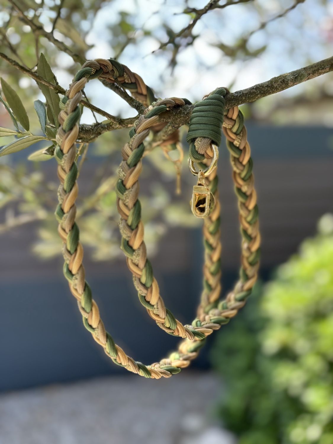 Cordon de Téléphone, Couleur: Guacamole - vert forêt - doré - taupe - caramel - brun
