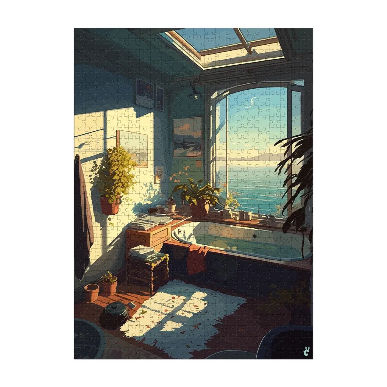 Puzzle 1000 pièces - Bains Voyons !