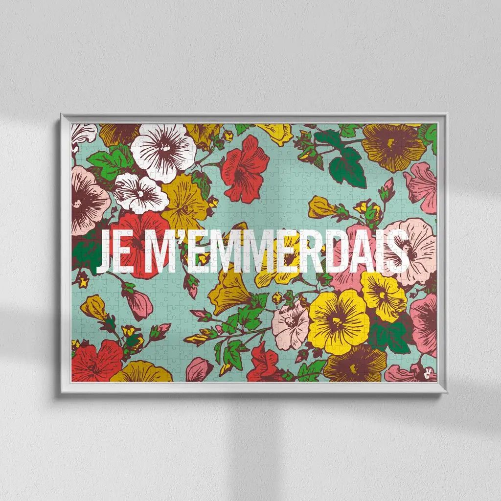 Puzzle 1000 pièces - Je m&#39;emmerdais