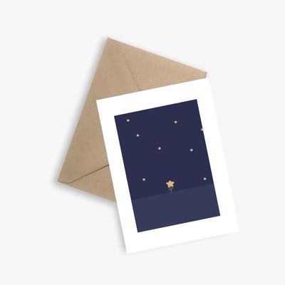 Carte de Deuil - Rejoindre les Etoiles