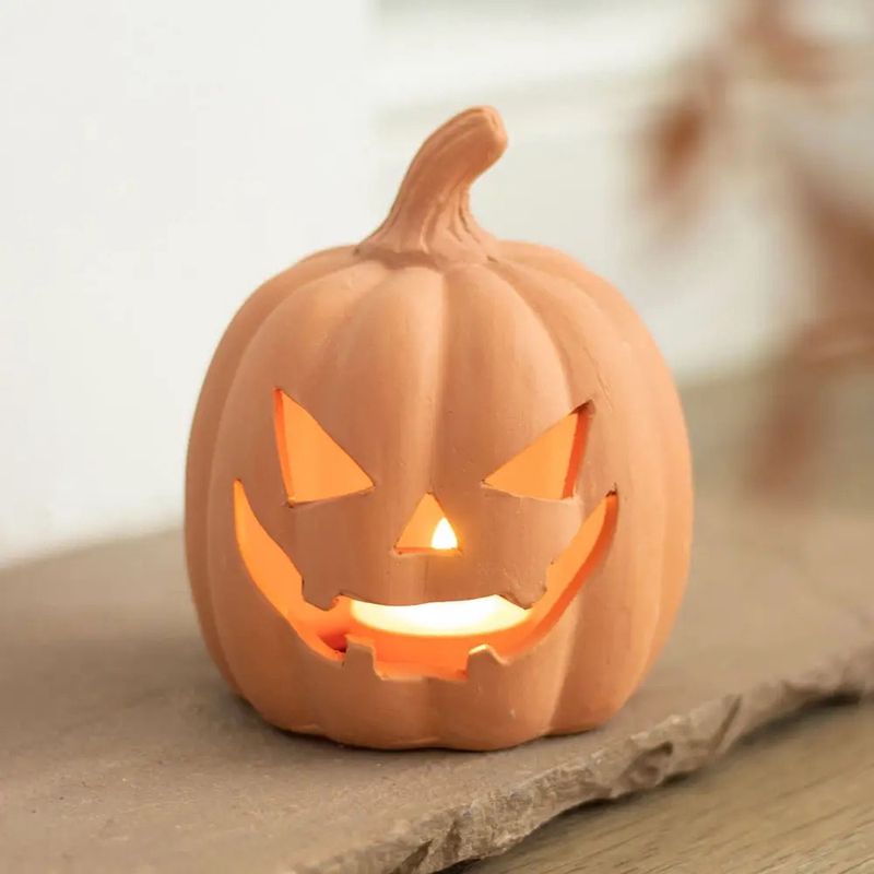 Citrouille Halloween Terre Cuite