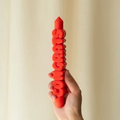 Bougie Décorative 3D &quot;Contrats&quot;