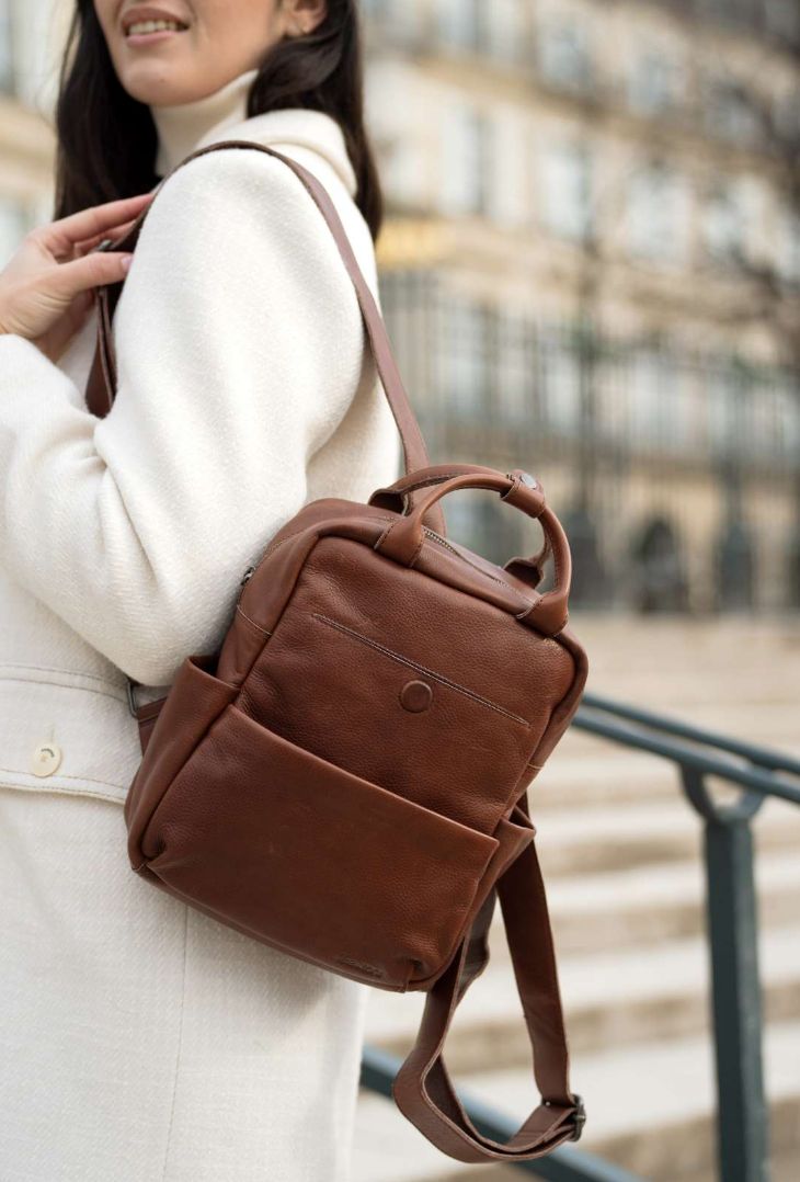 Sac à Dos &quot;Gabrielle&quot;, Couleur: Noisette
