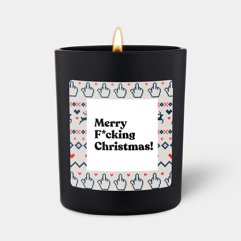 Bougie &quot;Merry F*cking Chrismas!&quot;