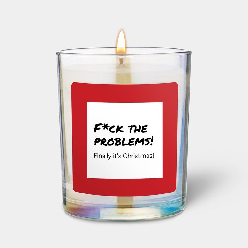 Bougie &quot; F*ck The Problems! Finally it&#39;s Christmas!&quot;