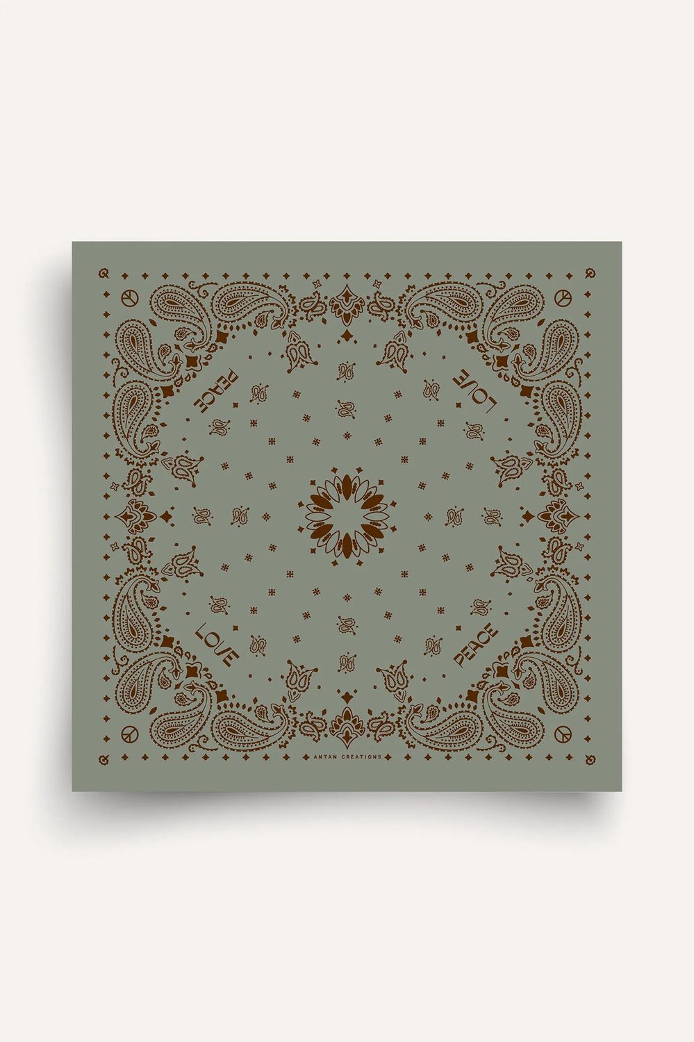 Bandana en Laine, Couleur: Shadow Ganache