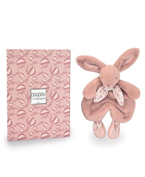 Doudou Lapin Rose Poudré