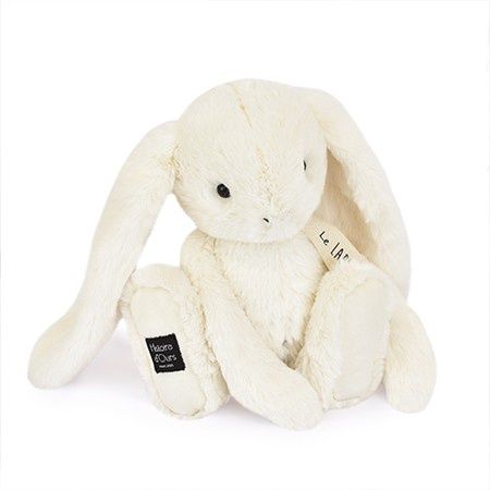 Peluche Lapin - 20 cm, Couleur: Blanc