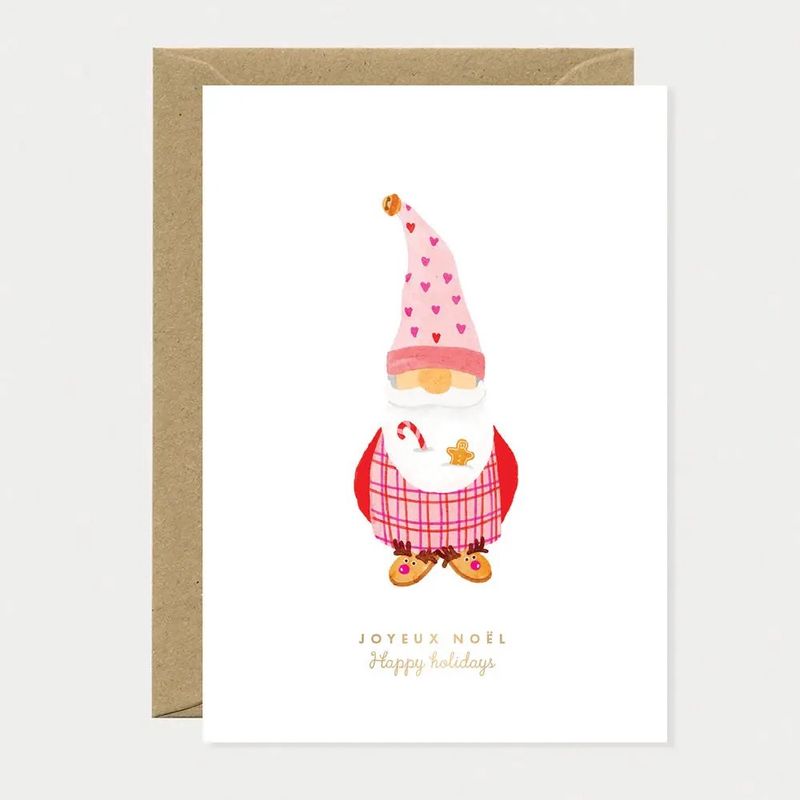 Carte &quot;Joyeux Noël Grincheux&quot;