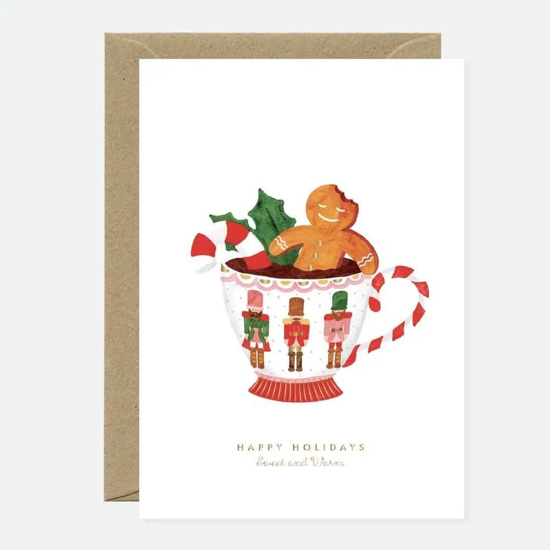 Carte &quot;Joyeux Noël Biscuit&quot;