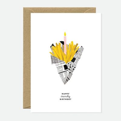 Carte "Happy Crunchy Bday"