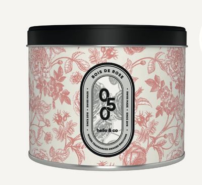Bougie Hello Candle "Bois de Rose"